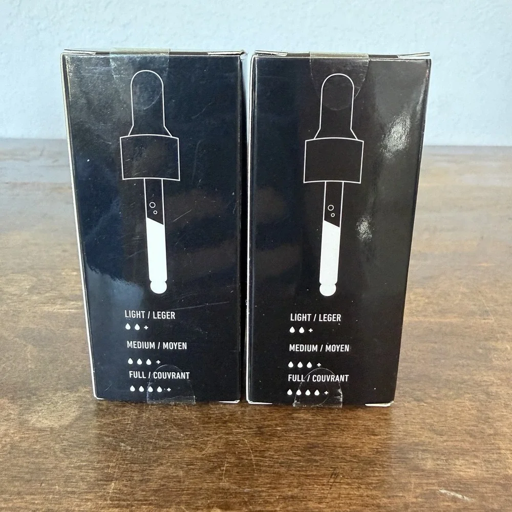 NYX Total Control Drop Foundation TCDF03 Light Medium Full Make Up Lot Of 2 NEW